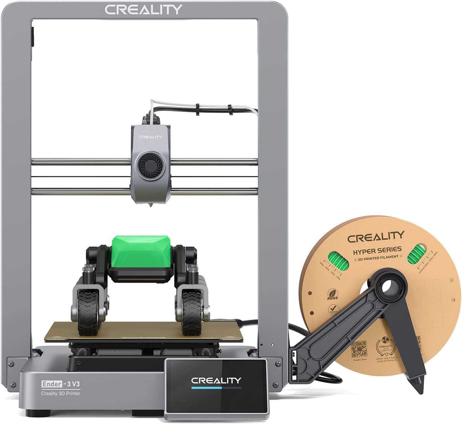 Creality Ender-3 V3 3dプリンター 600mm/s高速 20000mm/s²加速度 300